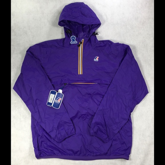 K-Way LE VRAI 3.0 LEON Windbreaker Jacket size L